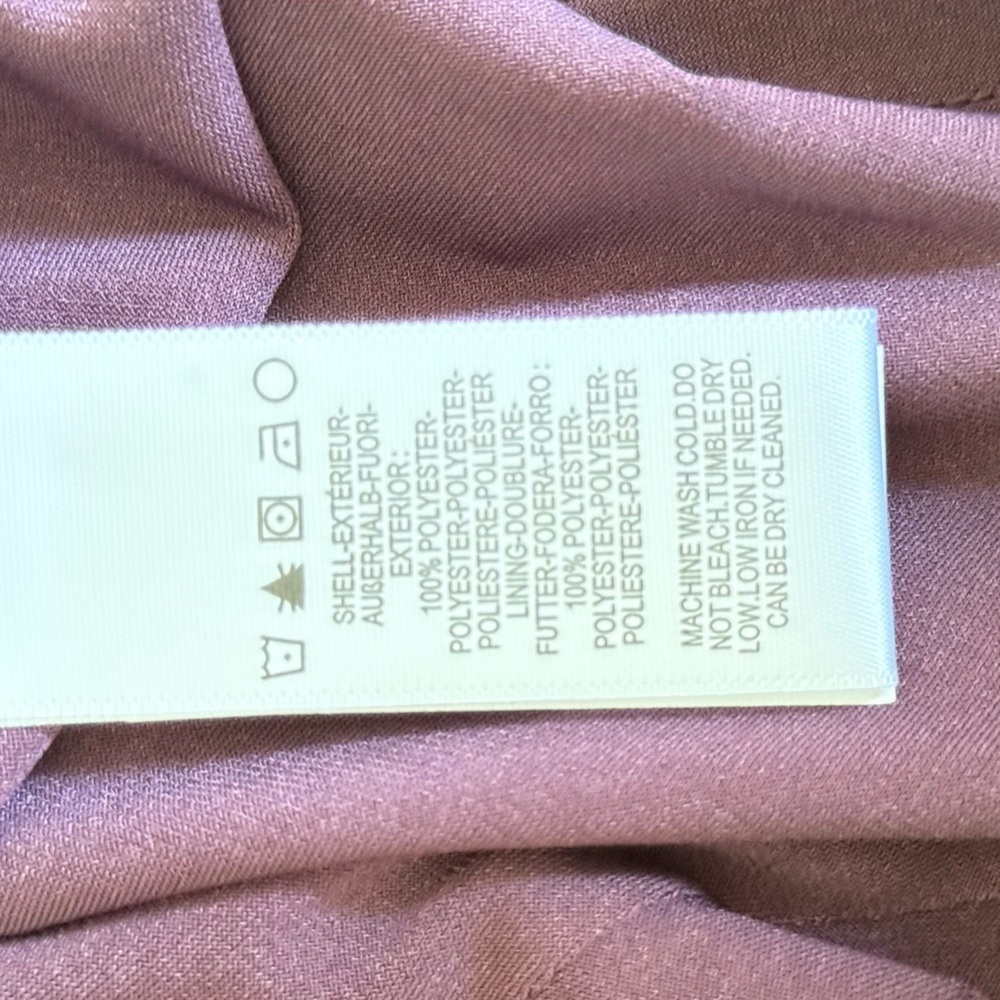 Dress the Population Satin Purple Midi Dress 
Size M - Picture 7 of 10